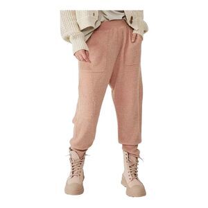 Free People Blush Knit Straight Leg Pants